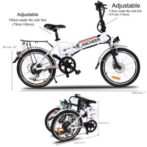 ANCHEER ELECTRIC COMMUTER BICYCLE